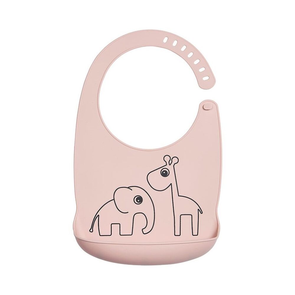 Deer Friends Silicone Bib Powder